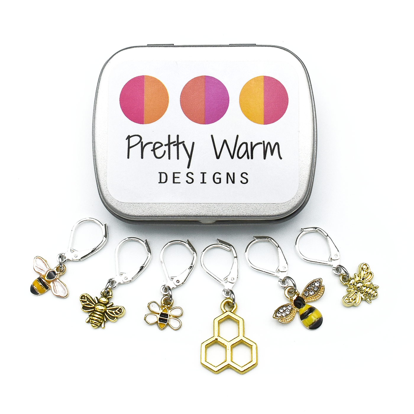 Honey Bee Crochet Stitch Markers  Ideas for Mom – Pretty Warm Designs